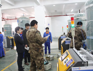 中國人民解放軍總后勤部驗收泰瑞醫用制氧機